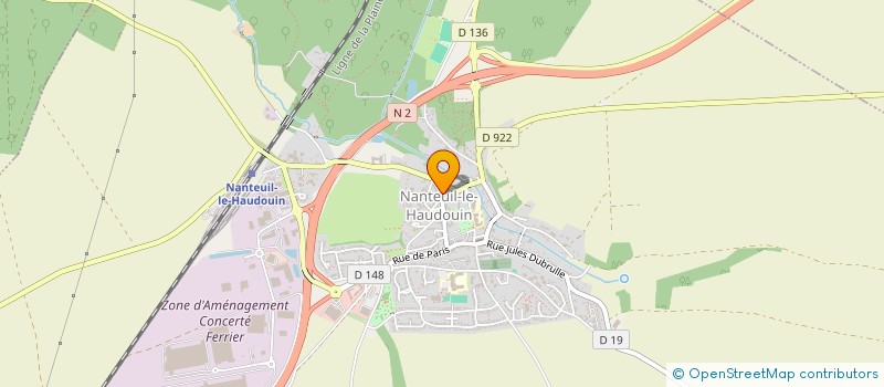localisation de l'entreprise LA TRADI GOURMANDE à NANTEUIL-LE-HAUDOUIN