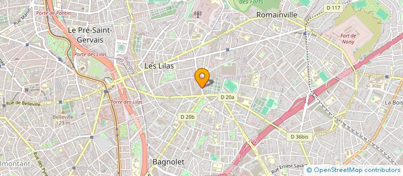 localisation de l'entreprise LA TRADITION 32 à BAGNOLET