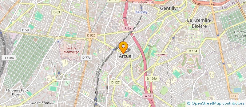 localisation de l'entreprise LA TRADITION  ARCUEIL