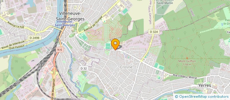 localisation de l'entreprise LA TRADITION CROSNOISE  CROSNE