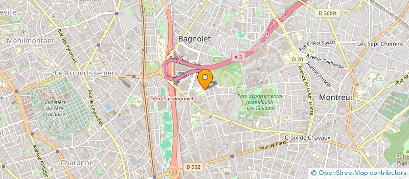 localisation de l'entreprise LA TRADITION DE BAGNOLET à BAGNOLET