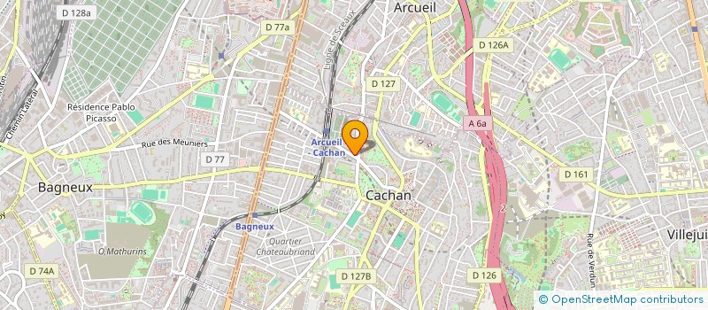 localisation de l'entreprise LA TRADITION DE CACHAN  CACHAN