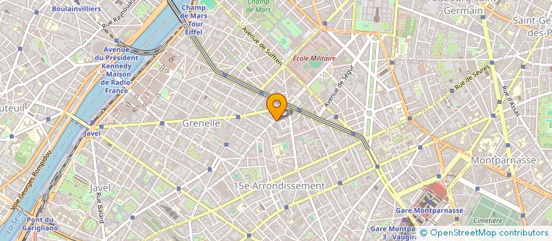 localisation de l'entreprise LA TRADITION DE CAMBRONNE  PARIS