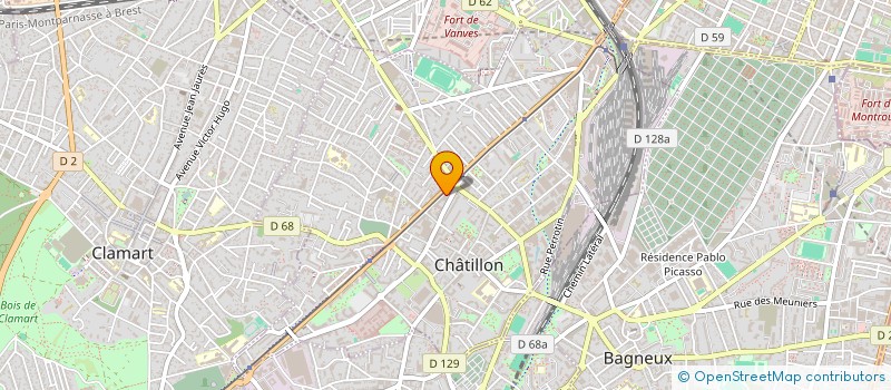 localisation de l'entreprise LA TRADITION DE CHATILLON à CHATILLON