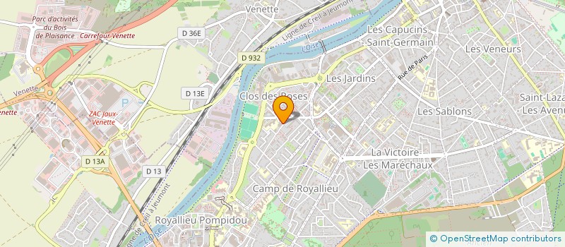 localisation de l'entreprise LA TRADITION DE COMPIEGNE à COMPIEGNE