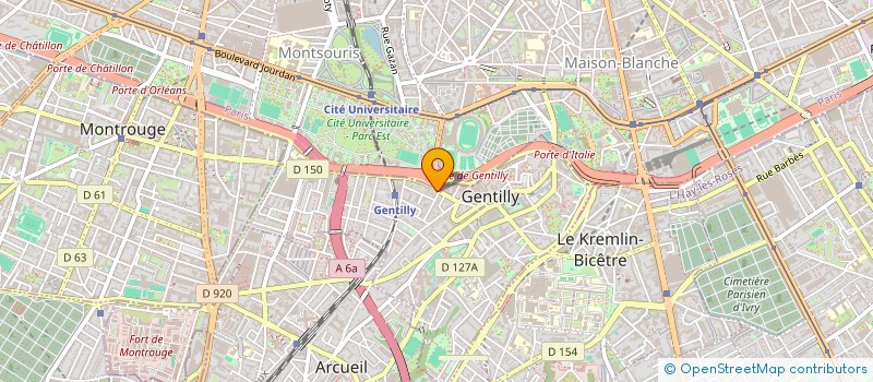 localisation de l'entreprise LA TRADITION DE GENTILLY à GENTILLY
