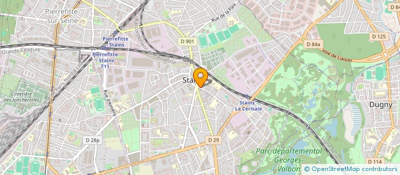 localisation de l'entreprise LA TRADITION DE STAINS à STAINS