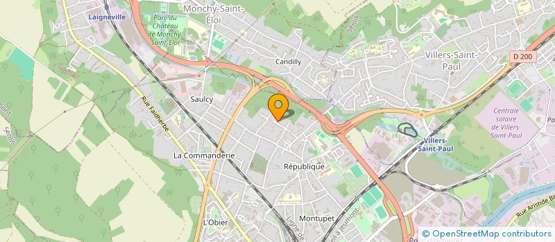 localisation de l'entreprise LA TRADITION DES METIERS DU BATIMENT à NOGENT-SUR-OISE