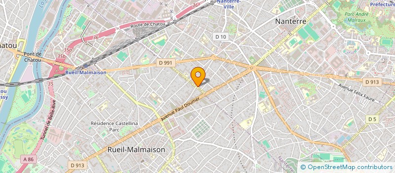 localisation de l'entreprise LA TRADITION DES PAINS à NANTERRE