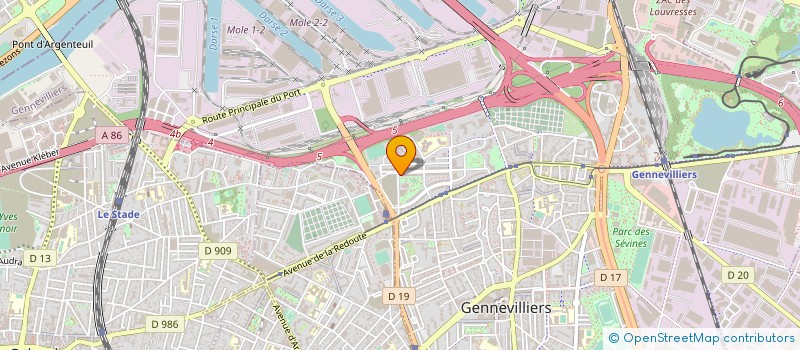 localisation de l'entreprise LA TRADITION DU LUTH à GENNEVILLIERS