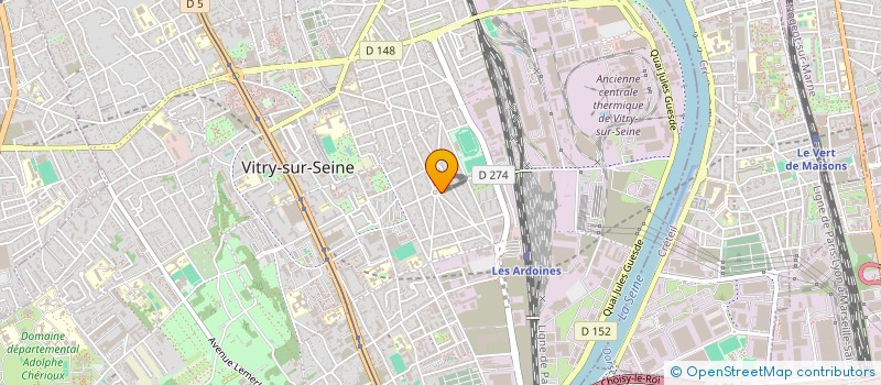 localisation de l'entreprise LA TRADITION DU PAIN à VITRY-SUR-SEINE
