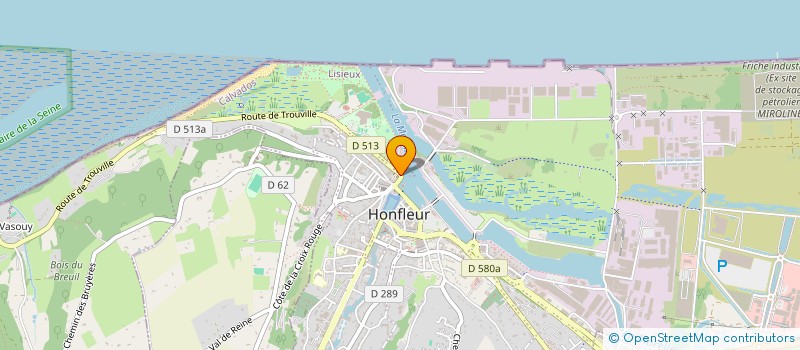 localisation de l'entreprise LA TRADITION GOURMANDE à HONFLEUR