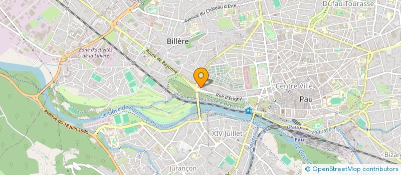 localisation de l'entreprise LA TRADUCTION COMPTABLE à PAU