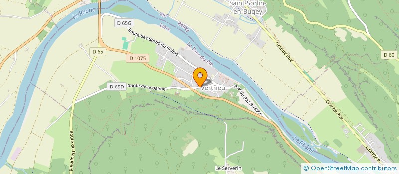 localisation de l'entreprise LA TRAILLE  VERTRIEU