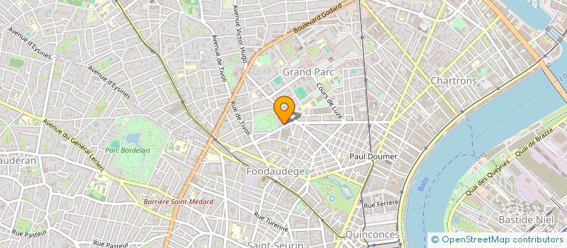 localisation de l'entreprise LA TRAINEBOTIERE  BORDEAUX