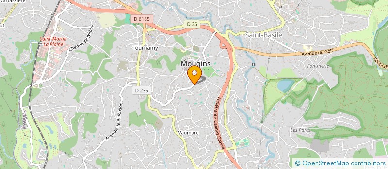 localisation de l'entreprise LA TRAJANE  MOUGINS