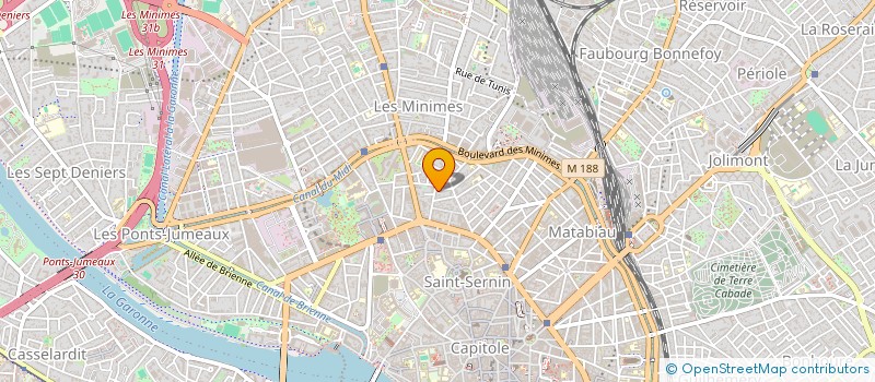 localisation de l'entreprise LA TRAME à TOULOUSE