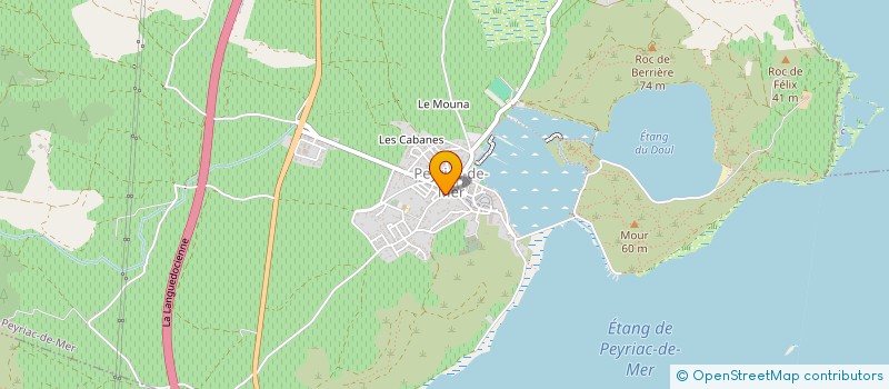 localisation de l'entreprise LA TRAMONTANE  PEYRIAC-DE-MER