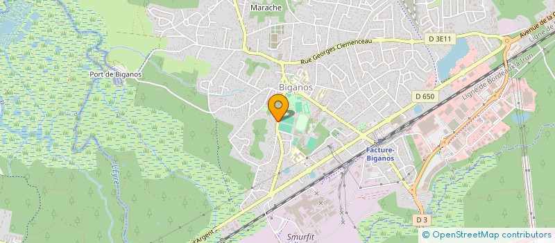 localisation de l'entreprise LA TRAMONTANE  BIGANOS