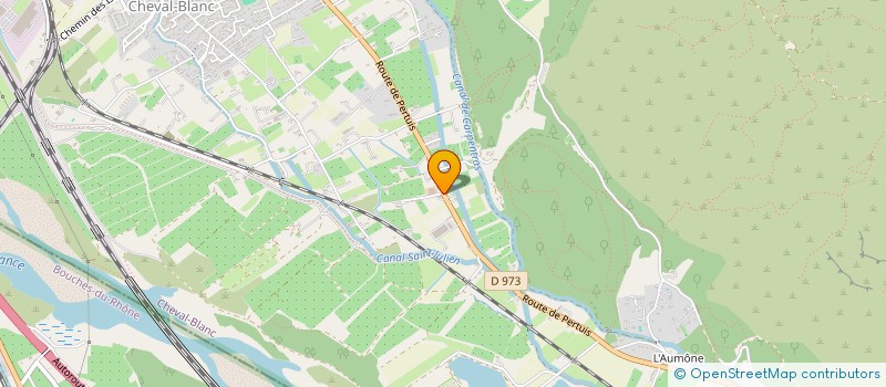 localisation de l'entreprise LA TRAMONTANE  CHEVAL-BLANC