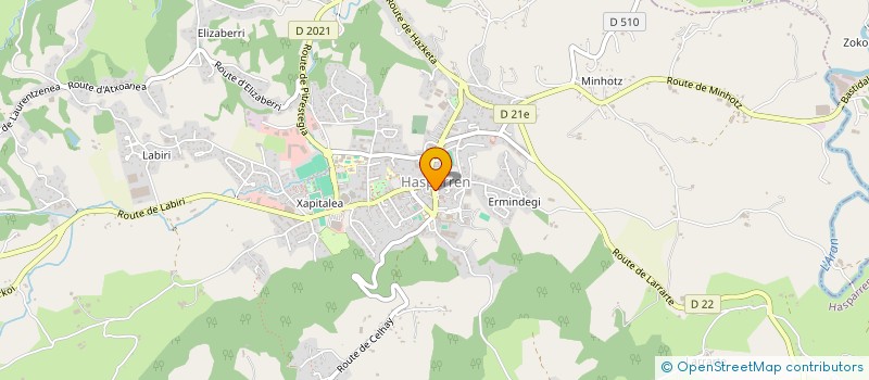 localisation de l'entreprise LA-TRAN LEA à HASPARREN