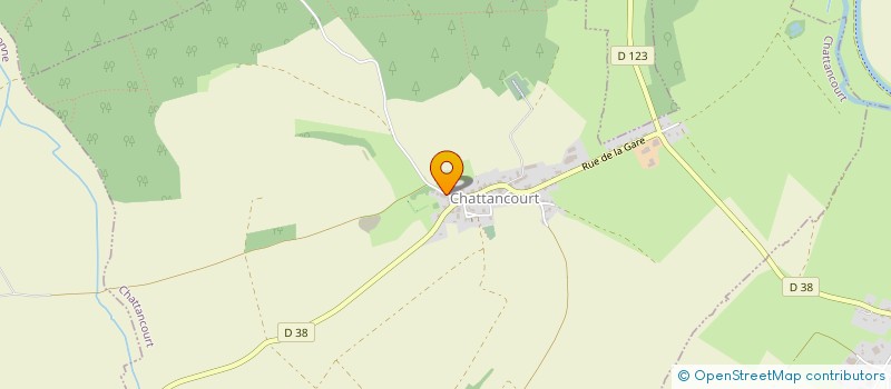 localisation de l'entreprise LA TRANCHEE DE CHATTANCOURT  CHATTANCOURT