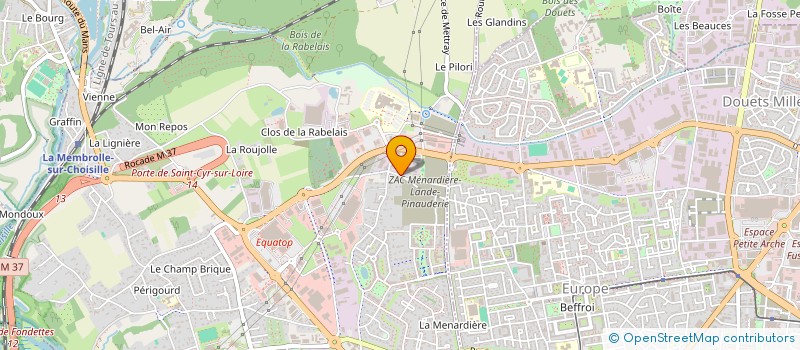 localisation de l'entreprise LA TRANCHEE MILITAIRE AND CO  SAINT-CYR-SUR-LOIRE