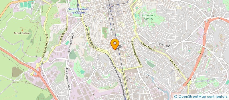 localisation de l'entreprise LA TRANS'OCEANE  SAINT-ETIENNE