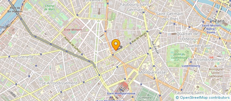 localisation de l'entreprise LA TRANSA à PARIS