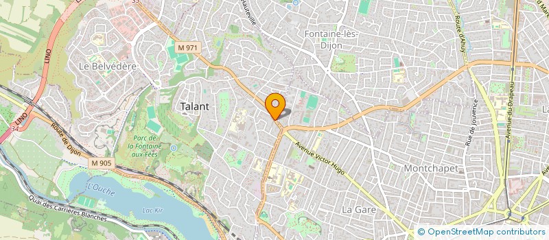 localisation de l'entreprise LA TRANSMISSION  TALANT