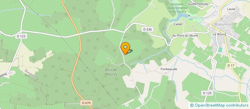 localisation de l'entreprise LA TRAPANELLE & SON SABLE  BLASIMON