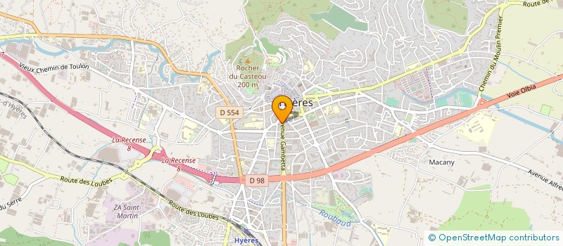 localisation de l'entreprise LA TRAPPA à HYERES