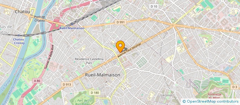localisation de l'entreprise LA TRAS MONTANE SERVICE à RUEIL-MALMAISON