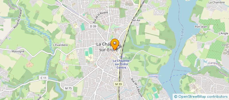 localisation de l'entreprise LA TRAT à LA CHAPELLE-SUR-ERDRE