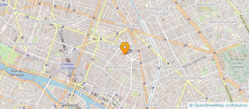 localisation de l'entreprise LA TRATA à PARIS