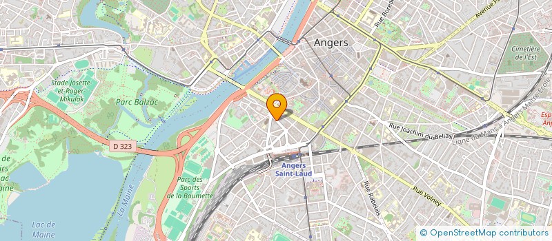 localisation de l'entreprise LA TRATTORIA à ANGERS