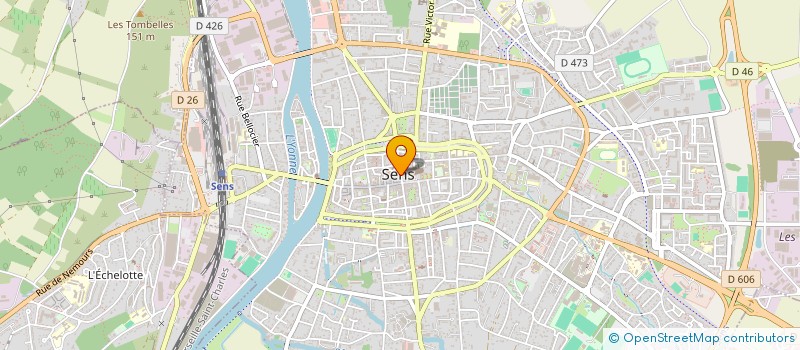 localisation de l'entreprise LA TRATTORIA à SENS