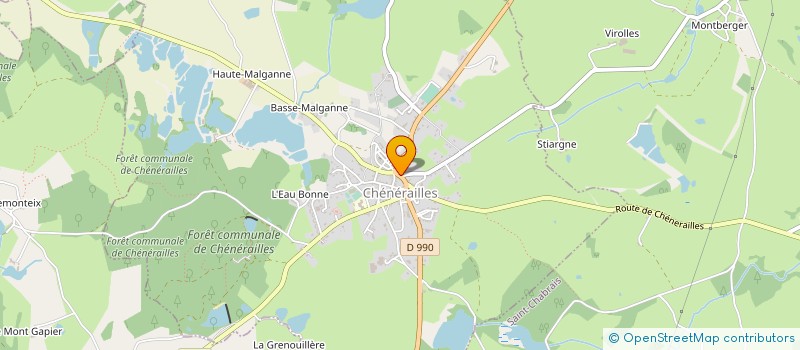 localisation de l'entreprise LA TRATTORIA à CHENERAILLES
