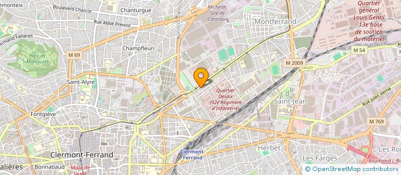 localisation de l'entreprise LA TRATTORIA BORSALINO  CLERMONT-FERRAND