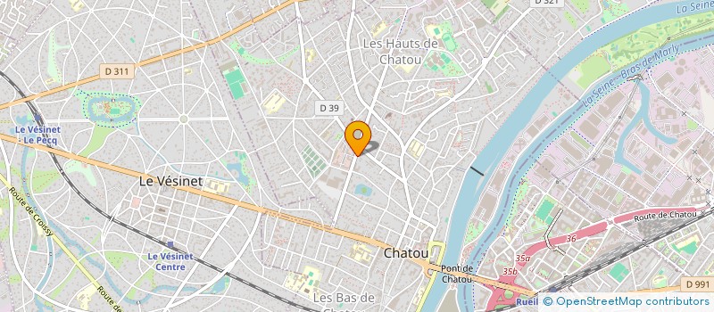 localisation de l'entreprise LA TRATTORIA DE PLAESANO  CHATOU