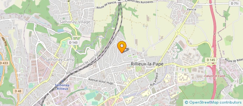 localisation de l'entreprise LA TRAVERSANTE à RILLIEUX-LA-PAPE