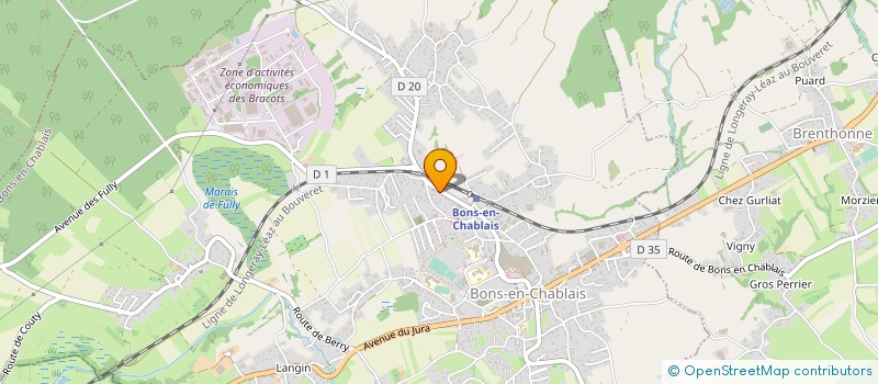 localisation de l'entreprise LA TRAVERSE à BRENTHONNE