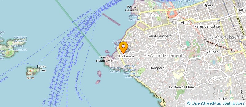 localisation de l'entreprise LA TRAVERSE à MARSEILLE