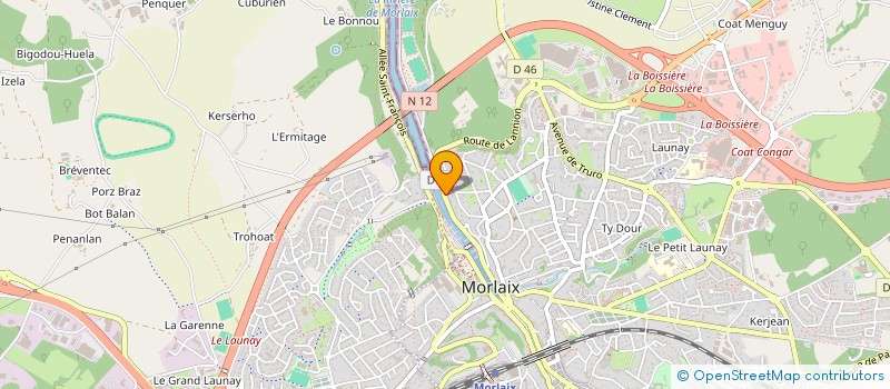 localisation de l'entreprise LA TRAVERSE à MORLAIX