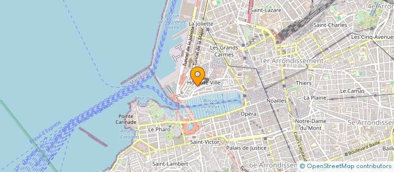 localisation de l'entreprise LA TRAVERSE DES IMAGES à MARSEILLE