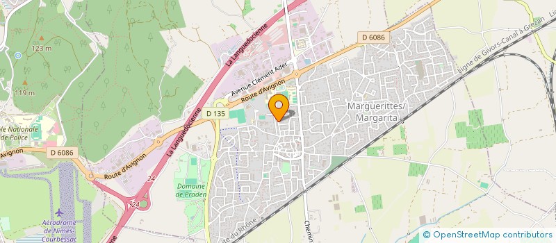 localisation de l'entreprise LA TRAVERSE DES TROIS MARGOTS  MARGUERITTES