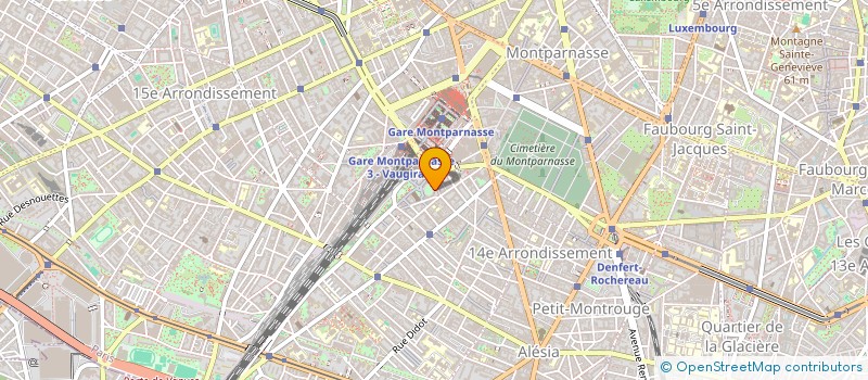 localisation de l'entreprise LA TRAVERSEE  PARIS