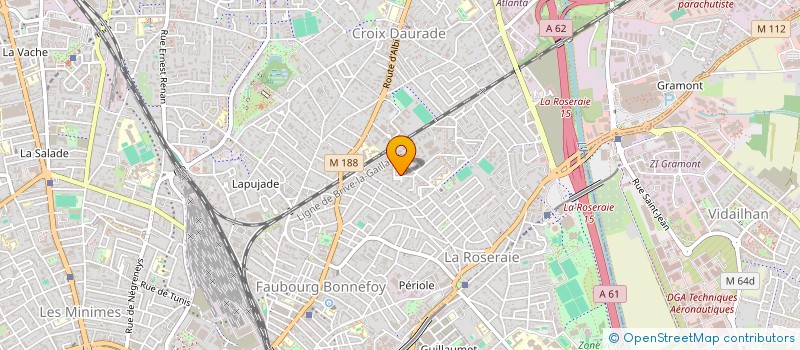 localisation de l'entreprise LA TRAVERSEE à TOULOUSE