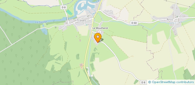 localisation de l'entreprise LA TRAVERSEE  TRAVES