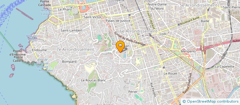 localisation de l'entreprise LA TRAVERSEE  MARSEILLE